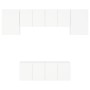 Muebles de TV de pared 6 piezas madera de ingeniería blanco de , Muebles TV - Ref: Foro24-3216439, Precio: 219,17 €, Descuent...