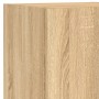 Muebles TV pared con LED 5 pzas madera ingeniería roble Sonoma de , Muebles TV - Ref: Foro24-3216606, Precio: 159,68 €, Descu...