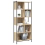 Estantería madera de ingeniería roble Sonoma 72x28x172 cm de , Librerías y estanterías - Ref: Foro24-3213653, Precio: 96,26 €...