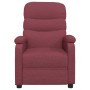 Sillón reclinable de tela rojo tinto de , Sillones - Ref: Foro24-344893, Precio: 174,95 €, Descuento: %