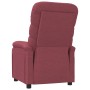 Sillón reclinable de tela rojo tinto de , Sillones - Ref: Foro24-344893, Precio: 174,95 €, Descuento: %