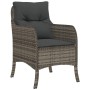 Set comedor de jardín 5 piezas con cojines ratán sintético gris de , Conjuntos de jardín - Ref: Foro24-3211950, Precio: 566,0...