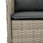 Set comedor de jardín 3 pzas cojines ratán sintético gris claro de , Conjuntos de jardín - Ref: Foro24-3211990, Precio: 311,5...