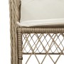 Set comedor de jardín 5 pzas con cojines ratán sintético beige de , Conjuntos de jardín - Ref: Foro24-3212147, Precio: 517,21...
