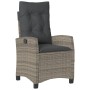 Set comedor de jardín 3 piezas con cojines ratán sintético gris de , Conjuntos de jardín - Ref: Foro24-3212792, Precio: 325,5...
