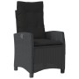Set comedor de jardín 3 pzas con cojines ratán sintético negro de , Conjuntos de jardín - Ref: Foro24-3212752, Precio: 333,83...