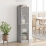 Aparador con puertas de vidrio gris Sonoma 35x37x142 cm de , Aparadores - Ref: Foro24-836439, Precio: 113,76 €, Descuento: %