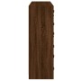 Estantería con puertas madera marrón roble 136x37x109 cm de , Aparadores - Ref: Foro24-3206516, Precio: 237,87 €, Descuento: %