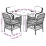 Set comedor de jardín 5 pzas con cojines ratán sintético beige de , Conjuntos de jardín - Ref: Foro24-3212139, Precio: 495,19...