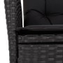 Set comedor de jardín 3 pzas con cojines ratán sintético negro de , Conjuntos de jardín - Ref: Foro24-3213067, Precio: 355,49...