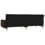 Sofá cama de 2 plazas con dos almohadas tela marrón oscuro de , Sofás - Ref: Foro24-375745, Precio: 286,69 €, Descuento: %