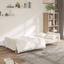 Sofá cama de 2 plazas tela color crema de , Sofás - Ref: Foro24-375730, Precio: 262,78 €, Descuento: %