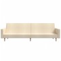 Sofá cama de 2 plazas tela color crema de , Sofás - Ref: Foro24-375730, Precio: 262,78 €, Descuento: %