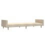 Sofá cama de 2 plazas tela color crema de , Sofás - Ref: Foro24-375730, Precio: 262,78 €, Descuento: %