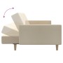 Sofá cama de 2 plazas tela color crema de , Sofás - Ref: Foro24-375730, Precio: 262,78 €, Descuento: %