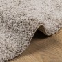 Alfombra peluda de pelo largo moderna PAMPLONA beige Ø 120 cm de , Alfombras - Ref: Foro24-375223, Precio: 32,09 €, Descuento: %