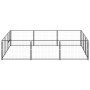 Perrera acero 9 m² negra de , Casetas y cercados para perros - Ref: Foro24-3082127, Precio: 234,32 €, Descuento: %