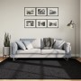 Alfombra peluda de pelo largo moderna PAMPLONA negra 200x200 cm de , Alfombras - Ref: Foro24-375282, Precio: 83,76 €, Descuen...