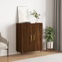 Aparador de madera de ingeniería marrón roble 69,5x34x90 cm de , Aparadores - Ref: Foro24-827707, Precio: 76,77 €, Descuento: %