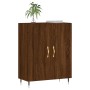 Aparador de madera de ingeniería marrón roble 69,5x34x90 cm de , Aparadores - Ref: Foro24-827707, Precio: 76,77 €, Descuento: %
