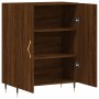 Aparador de madera de ingeniería marrón roble 69,5x34x90 cm de , Aparadores - Ref: Foro24-827707, Precio: 76,77 €, Descuento: %