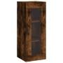 Aparador de madera contrachapada roble ahumado 34,5x34x180 cm de , Aparadores - Ref: Foro24-3199462, Precio: 99,15 €, Descuen...