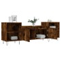 Mueble para TV madera contrachapada roble ahumado 160x35x55 cm de , Muebles TV - Ref: Foro24-831345, Precio: 81,11 €, Descuen...