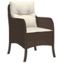 Set comedor de jardín 7 pzas con cojines ratán sintético marrón de , Conjuntos de jardín - Ref: Foro24-3211938, Precio: 723,8...