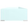 Mueble TV/Elevador de monitor cristal verde 90x30x13 cm de , Muebles TV - Ref: Foro24-244146, Precio: 88,44 €, Descuento: %