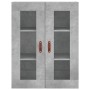 Armario de pared gris hormigón 69,5x34x90 cm de , Aparadores - Ref: Foro24-828456, Precio: 95,58 €, Descuento: %