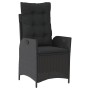 Juego comedor jardín 4 piezas con cojines ratán sintético negro de , Conjuntos de jardín - Ref: Foro24-3277455, Precio: 440,6...