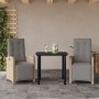 Sillas y mesita de jardín 3 piezas ratán sintético cojín beige de , Conjuntos de jardín - Ref: Foro24-3212591, Precio: 354,72...