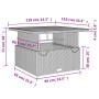 Set comedor de jardín 2 pzas con cojines ratán sintético negro de , Conjuntos de jardín - Ref: Foro24-3277379, Precio: 322,03...