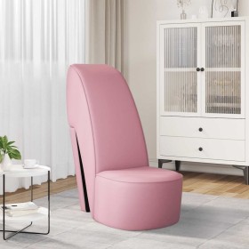 Sillón con forma de zapato de tacón cuero sintético rosa en Sillones | Comprar online en Foru.es