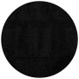 Alfombra peluda de pelo largo moderna PAMPLONA negro Ø 120 cm de , Alfombras - Ref: Foro24-375289, Precio: 41,66 €, Descuento: %