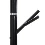 Perchero de hierro con recubrimiento en polvo negro 175 cm de , Percheros para sombreros y abrigos - Ref: Foro24-377103, Prec...