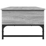 Mesa de centro madera ingeniería metal gris Sonoma 100x50x35 cm de , Mesas de centro - Ref: Foro24-845394, Precio: 87,89 €, D...