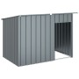 Caseta perros con tejado acero galvanizado gris 153x91x110 cm de , Casetas para perros - Ref: Foro24-172572, Precio: 151,01 €...