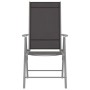 Set de comedor para jardín 7 piezas aluminio plata y negro de , Conjuntos de jardín - Ref: Foro24-3070636, Precio: 471,39 €, ...