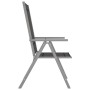 Set de comedor para jardín 7 piezas aluminio plata y negro de , Conjuntos de jardín - Ref: Foro24-3070636, Precio: 471,39 €, ...