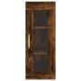 Aparador de madera contrachapada roble ahumado 34,5x34x180 cm de , Aparadores - Ref: Foro24-3199294, Precio: 107,41 €, Descue...