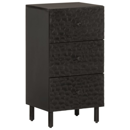 Aparador madera maciza de mango negro 40x33x75 cm de , Aparadores - Ref: Foro24-356842, Precio: 86,27 €, Descuento: %