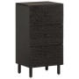 Aparador madera maciza de mango negro 40x33x75 cm de , Aparadores - Ref: Foro24-356842, Precio: 86,27 €, Descuento: %