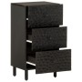 Aparador madera maciza de mango negro 40x33x75 cm de , Aparadores - Ref: Foro24-356842, Precio: 86,27 €, Descuento: %