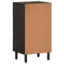 Aparador madera maciza de mango negro 40x33x75 cm de , Aparadores - Ref: Foro24-356842, Precio: 86,27 €, Descuento: %