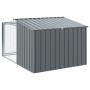 Caseta perros con corral acero galvanizado gris 153x194x110 cm de , Casetas para perros - Ref: Foro24-3214222, Precio: 226,46...