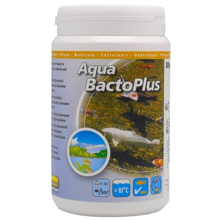 Ubbink Tratamiento de agua de estanques Aqua Bacto Plus 800 g 160000 l de , Accesorios para estanques y fuentes - Ref: Foro24...