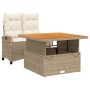 Set comedor de jardín 2 pzas con cojines ratán sintético beige de , Conjuntos de jardín - Ref: Foro24-3277415, Precio: 352,51...