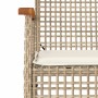 Set comedor de jardín 5 pzas con cojines ratán sintético beige de , Conjuntos de jardín - Ref: Foro24-3213632, Precio: 365,38...
