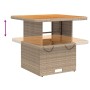 Set comedor de jardín 3 pzas con cojines ratán sintético beige de , Conjuntos de jardín - Ref: Foro24-3277483, Precio: 360,51...